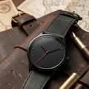 Urban Black — Relógio Masculino Minimalista