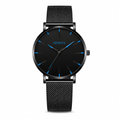Relógio Masculino Geneva Eclipse Minimalista