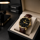 Relógio Masculino OLEVS Classic Gold