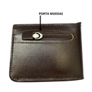 Carteira Masculina Slim Couro Legítimo Modelo L