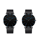 Relógio Masculino Minimalista - Geneva Eclipse