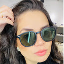 Óculos de Sol Retangular Clássico Estiloso