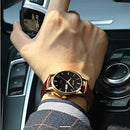 Relógio Luxo Orient Leather