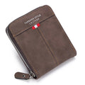 Carteira em Couro com Zíper Multifuncional