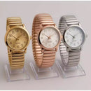 Relógio Quartz Elástica Analógico Redondo