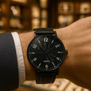 Relógio Premium Analógico em Couro Casual