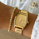 Relógio Moderno Clássico Doluck + Case