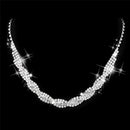 Conjunto Joias Diamante Elegante em Espiral - Brincos + Colar + Anel