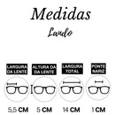 Óculos de Sol Preto Fosco em Acetato UV400