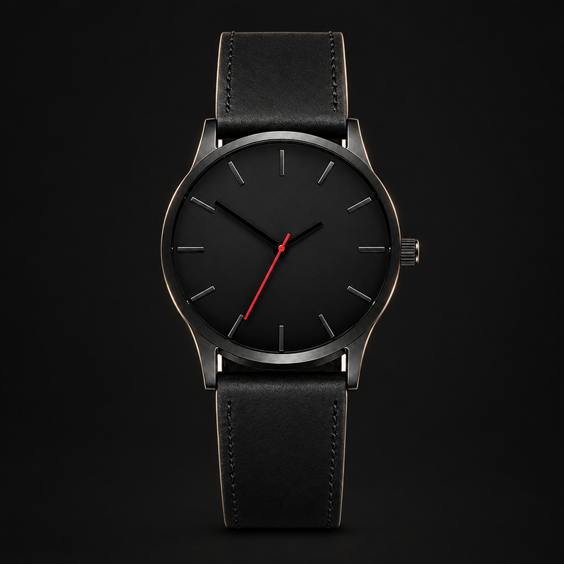 Relógio Masculino Urban Black Minimalista