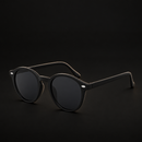 Óculos de Sol Preto Fosco em Acetato UV400